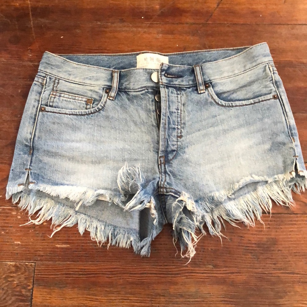 Free People Denim Shorts